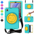 For Samsung Galaxy Tab A7 Lite T220/T225 2020 EVA Hybrid PC Shockproof Tablet Case with Frame(Glacial Green) - free shipping - PMC TechLife - Order now!