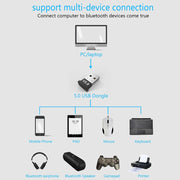 Computer Bluetooth Adapter 5.0 USB Desktop Dongle WiFi Audio Receiver Transmitter