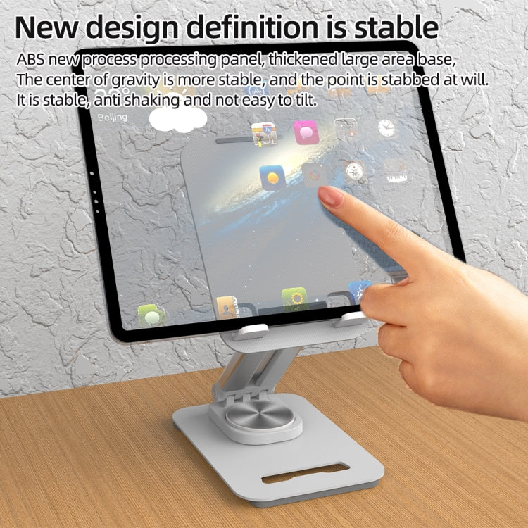 K29 Foldable Lazy Desk Mobile Phone Tablet Stand(White) - Desktop Holder by PMC TechLife | Online Shopping South Africa | PMC TechLife