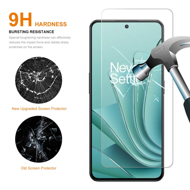 For OnePlus Ace 2V 5pcs ENKAY Hat-Prince 0.26mm 9H 2.5D High Aluminum-silicon Tempered Glass Film