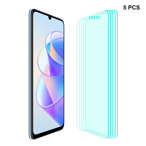 For Honor X7A 5pcs ENKAY Hat-Prince 0.26mm 9H 2.5D High Aluminum-silicon Tempered Glass Film