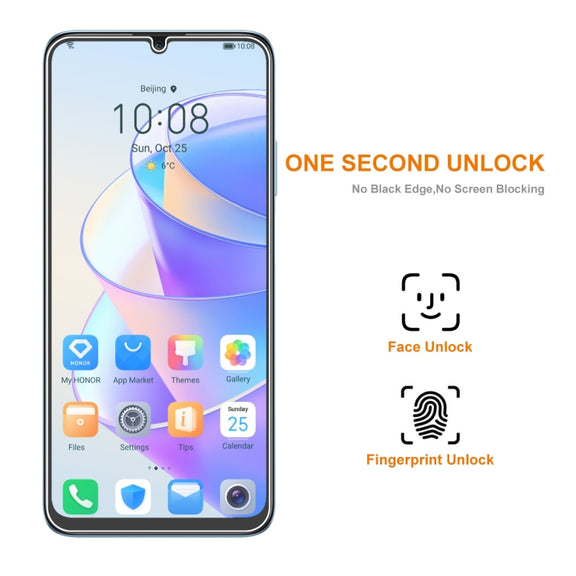 For Honor X7A 5pcs ENKAY Hat-Prince 0.26mm 9H 2.5D High Aluminum-silicon Tempered Glass Film