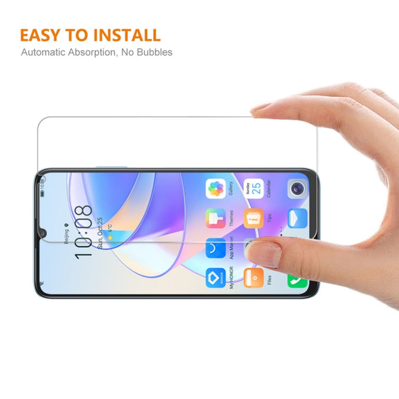 For Honor X7A 5pcs ENKAY Hat-Prince 0.26mm 9H 2.5D High Aluminum-silicon Tempered Glass Film