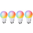 DP01 4pcs TUYA WiFi Smart Light Bulb 15W E26 E27 RGB + White + Warm White LED Bulb - LED Bulbs by PMC TechLife | Online Shopping South Africa | PMC TechLife