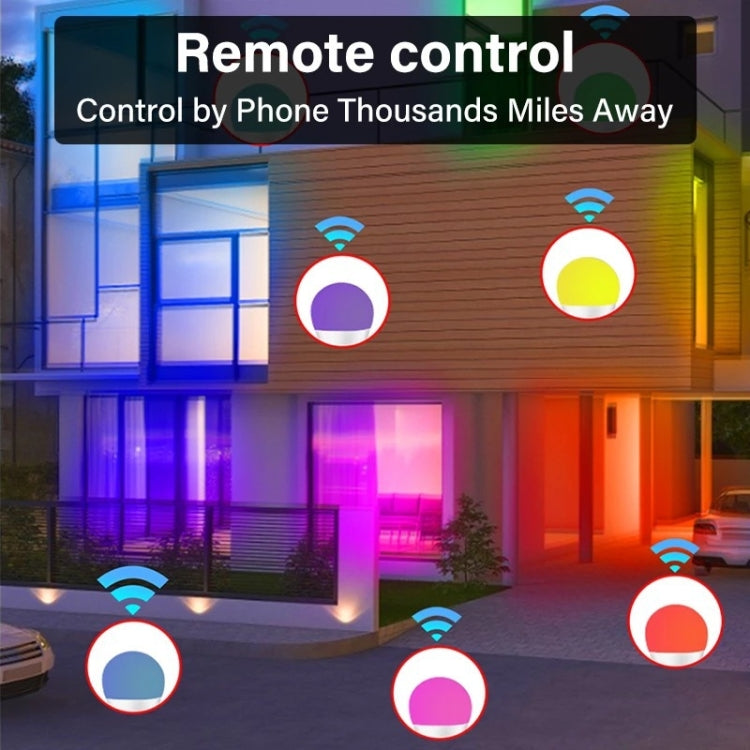 DP01 2pcs TUYA WiFi Smart Light Bulb 15W E26 E27 RGB + White + Warm White LED Bulb