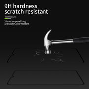 For Samsung Galaxy A34 5G MOFI 9H 3D Explosion-proof Curved Screen Tempered Glass Film(Black)