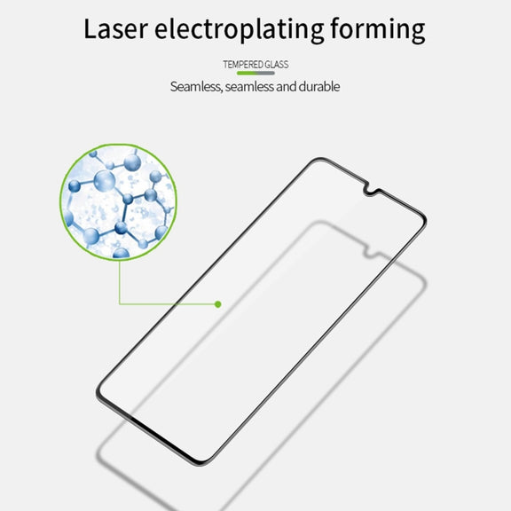 For Samsung Galaxy A34 5G MOFI 9H 3D Explosion-proof Curved Screen Tempered Glass Film(Black)