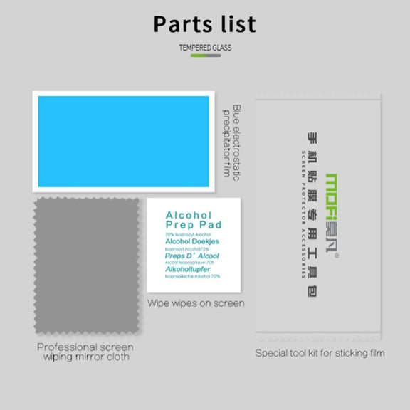 For Samsung Galaxy A34 5G MOFI 9H 3D Explosion-proof Curved Screen Tempered Glass Film(Black)