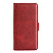 For Samsung Galaxy A14 5G Dual-side Magnetic Buckle Leather Phone Case(Red)