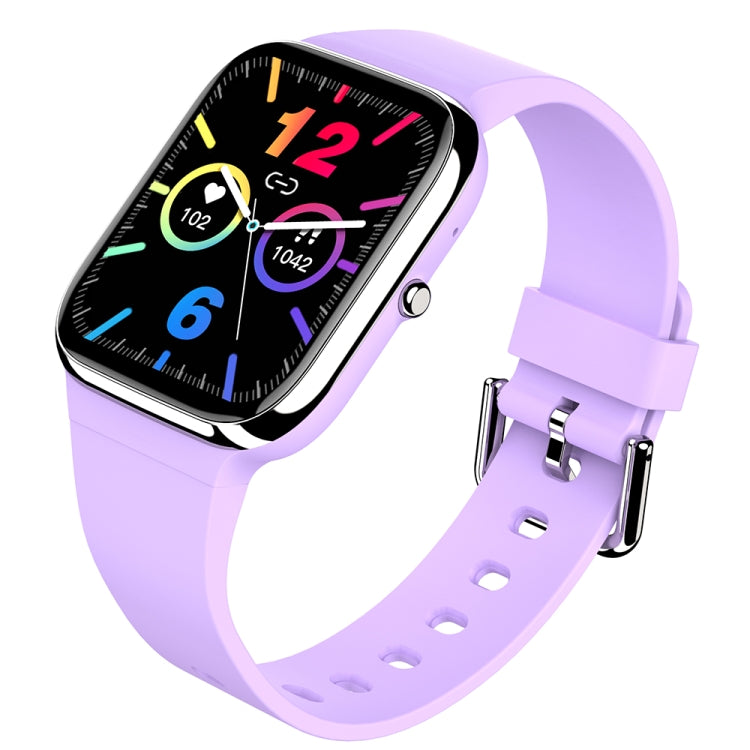 Y9 Pro 1.85 inch Color Screen Smart Watch,Support Heart Rate Monitoring / Blood Pressure Monitoring(Purple)