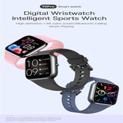 Y9 Pro 1.85 inch Color Screen Smart Watch,Support Heart Rate Monitoring / Blood Pressure Monitoring(Purple)