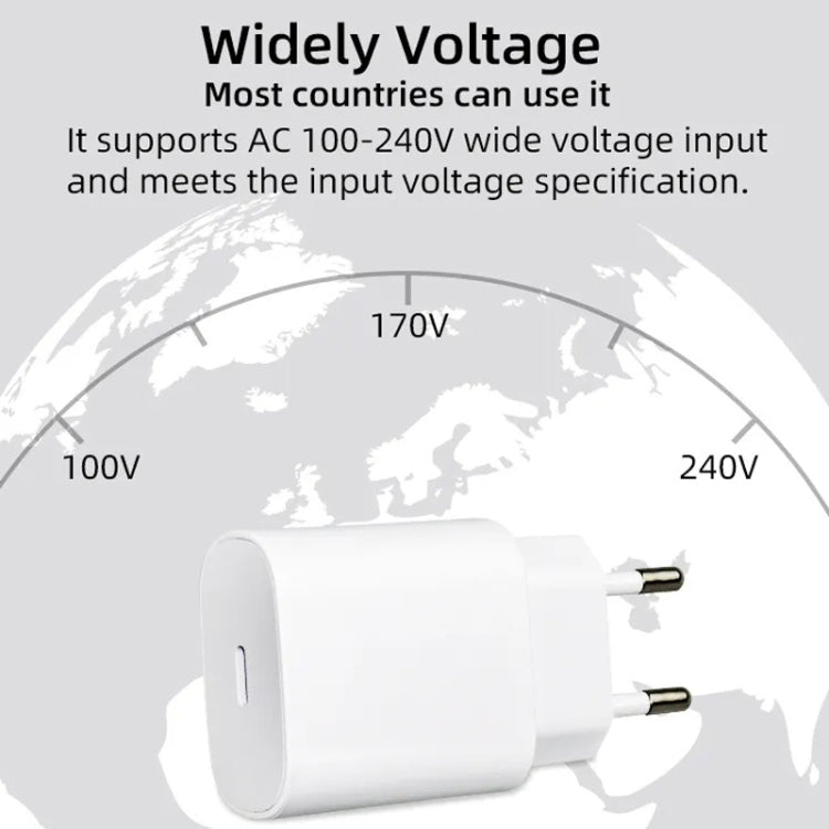TA800 PD / PPS 25W Type-C Port Charger for Samsung, US Plug(White)