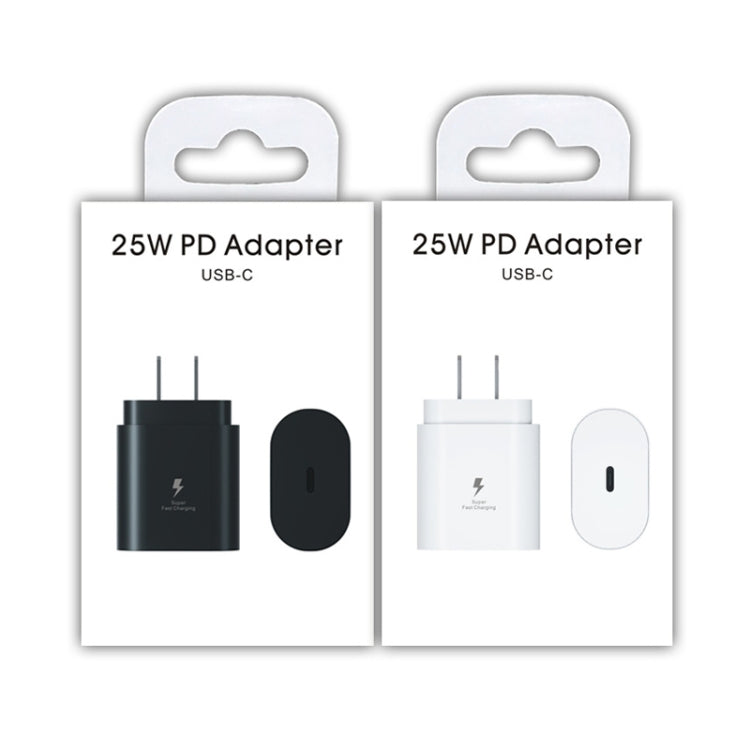 TA800 PD / PPS 25W Type-C Port Charger for Samsung, US Plug(White)