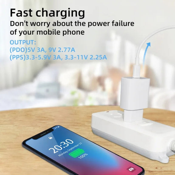 TA800 PD / PPS 25W Type-C Port Charger for Samsung, EU Plug(Black)