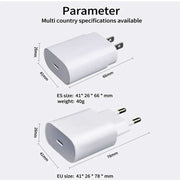 TA800 PD / PPS 25W Type-C Port Charger for Samsung, EU Plug(Black)