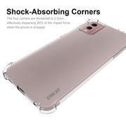 For Nokia C32 4G ENKAY Clear TPU Shockproof Anti-slip Phone Case