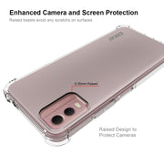 For Nokia C32 4G ENKAY Clear TPU Shockproof Anti-slip Phone Case