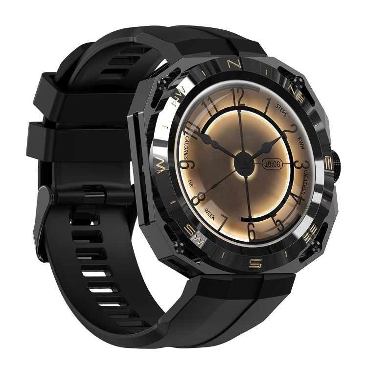 E25 1.43 inch Color Screen Smart Watch,Support Heart Rate Monitoring / Blood Pressure Monitoring(Black)