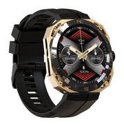 E25 1.43 inch Color Screen Smart Watch,Support Heart Rate Monitoring / Blood Pressure Monitoring(Gold)