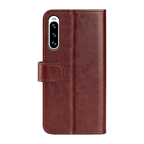For Sony Xperia10 V R64 Texture Horizontal Flip Leather Phone Case(Brown)