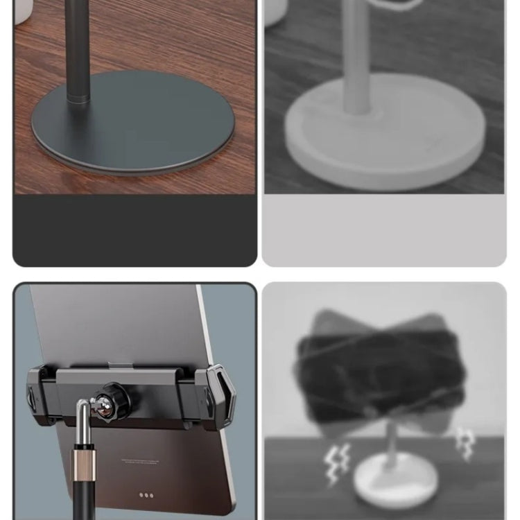 Boneruy P21 Lifting Adjustable Rotating Phone Tablet Desktop Holder(White) - Desktop Holder by BONERUY | Online Shopping South Africa | PMC Jewellery | Buy Now Pay Later Mobicred