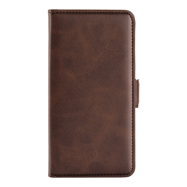 For TCL 40 SE Dual-side Magnetic Buckle Leather Phone Case(Brown) - free shipping - PMC TechLife - Order now!