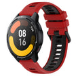 For Xiaomi Watch S1 Active 22mm Sports Two-Color Silicone Watch Band(Red+Black) -  by PMC TechLife | Online Shopping South Africa | PMC TechLife