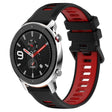 For Amazfit GTR 4 22MM Sports Two-Color Silicone Watch Band(Black+Red) -  by PMC TechLife | Online Shopping South Africa | PMC TechLife