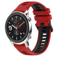 For Amazfit GTR 4 Pro 22MM Sports Two-Color Silicone Watch Band(Red+Black) -  by PMC TechLife | Online Shopping South Africa | PMC TechLife