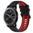 For Samsung Gear S3 Frontier 22mm Sports Two-Color Silicone Watch Band(Black+Red) -  by PMC TechLife | Online Shopping South Africa | PMC TechLife