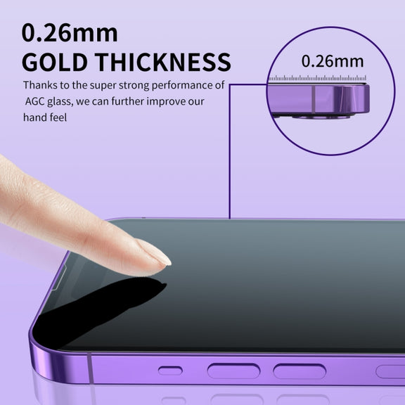 For iPhone 14 Pro Max ENKAY Hat-Prince 25 Degree Privacy 8K UHD AGC Tempered Glass Film