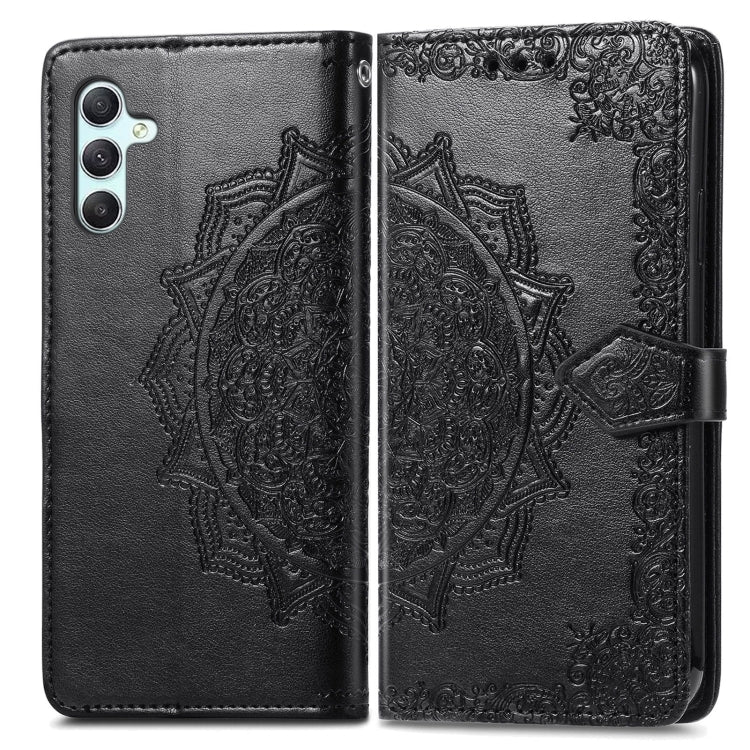 For Samsung Galaxy A34 5G Mandala Flower Embossed Leather Phone Case(Black) - free shipping - PMC TechLife - Order now!