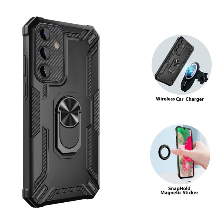 For Samsung Galaxy A54 5G Warship Armor 2 in 1 Shockproof Phone Case(Black) - Galaxy Phone Cases by PMC TechLife | Online Shopping South Africa | PMC TechLife | Buy Now Pay Later Mobicred