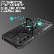 For Samsung Galaxy A54 5G Warship Armor 2 in 1 Shockproof Phone Case(Rose Gold)