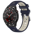 For Huawei Watch GT3 SE 22mm Sports Two-Color Steel Buckle Silicone Watch Band(Midnight Blue+Starlight) - Smart Wear by PMC TechLife | Online Shopping South Africa | PMC TechLife