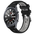 For Samsung Galaxy Watch3 45mm 22mm Sports Two-Color Steel Buckle Silicone Watch Band(Black+Grey) -  by PMC TechLife | Online Shopping South Africa | PMC TechLife