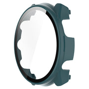 For Garmin Forerunner 965 PC + Toughened Film Integrated Watch Protective Case(Green)