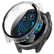 For Garmin Forerunner 965 PC + Toughened Film Integrated Watch Protective Case(Transparent) - Smart Wear by PMC TechLife | Online Shopping South Africa | PMC TechLife