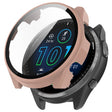 For Garmin Forerunner 965 PC + Toughened Film Integrated Watch Protective Case(Pink) - Smart Wear by PMC TechLife | Online Shopping South Africa | PMC TechLife