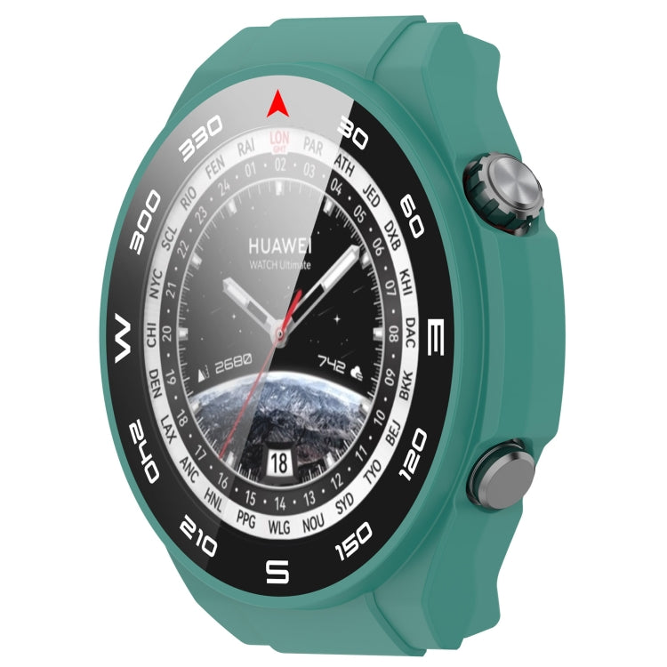 For Huawei Watch Ultimate PC+ Toughened Film Integrated Watch Protective Case(Green) - Smart Wear by PMC TechLife | Online Shopping South Africa | PMC TechLife
