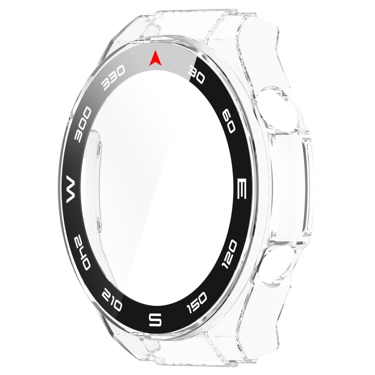 For Huawei Watch Ultimate PC+ Toughened Film Integrated Watch Protective Case(Transparent) - Smart Wear by PMC TechLife | Online Shopping South Africa | PMC TechLife