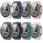 For Huawei Watch Ultimate PC+ Toughened Film Integrated Watch Protective Case(Black)