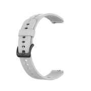 For Huawei Band 7 Solid Color Silicone Watch Band(Grey)