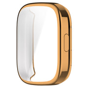 For Redmi Watch 3 TPU Fully Enclosed Watch Protective Case(Rose Gold)