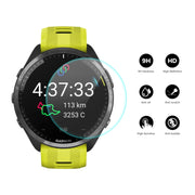 2pcs For Garmin Forerunner 965 ENKAY 0.2mm 9H Tempered Glass Screen Protector Watch Film
