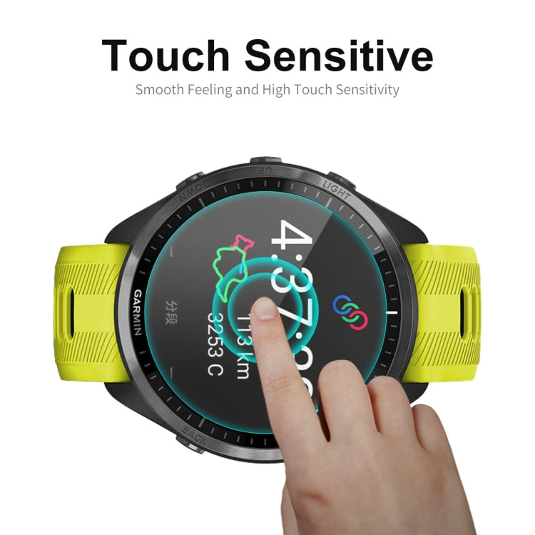 5pcs Compatible with Garmin Compatible witherunner 965 ENKAY 0.2mm 9H Tempered Glass Screen Protector Watch Film