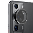 For HUAWEI P60 / P60 Pro / P60 Art ENKAY Hat-Prince 9H Rear Camera Lens Aluminium Alloy Tempered Glass Film(Black) - Huawei Tempered Glass by ENKAY | Online Shopping South Africa | PMC TechLife | Buy Now Pay Later Mobicred