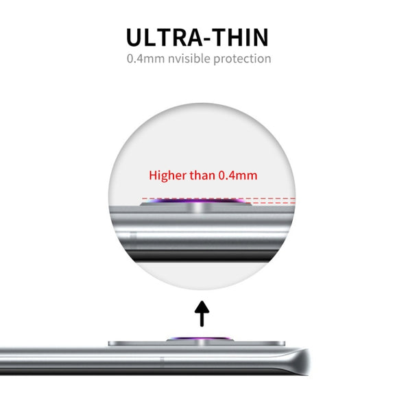 For HUAWEI P60 / P60 Pro / P60 Art ENKAY Hat-Prince 9H Rear Camera Lens Aluminium Alloy Tempered Glass Film(Black)