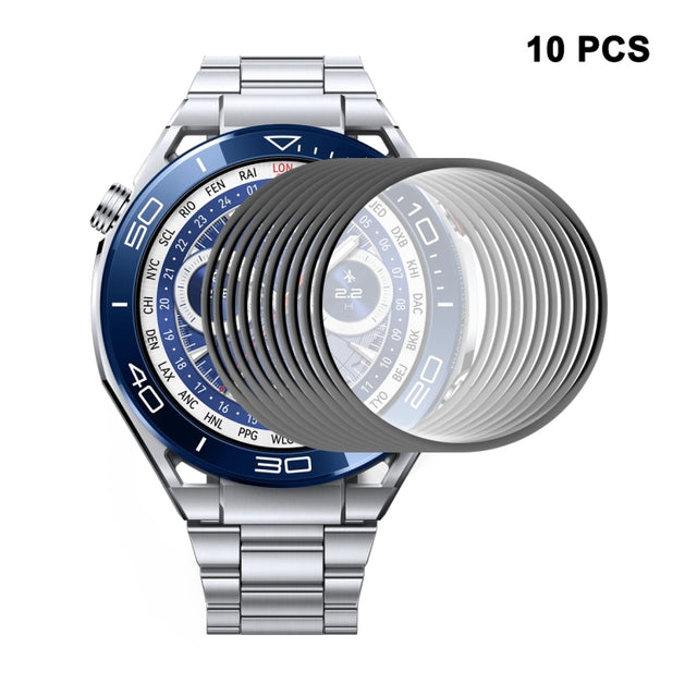 10pcs For Huawei Watch Ultimate ENKAY Hat-Prince 3D Full Coverage Soft PC Edge + PMMA HD Screen Protector Film