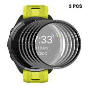 5pcs Compatible with Garmin Compatible witherunner 965 ENKAY Hat-Prince 3D Full Coverage Soft PC Edge + PMMA HD Screen Protector Film